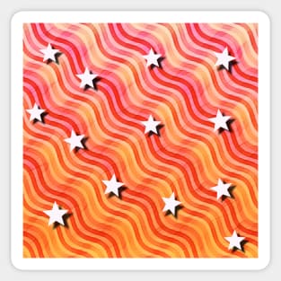 Stars and Stripes! Sticker